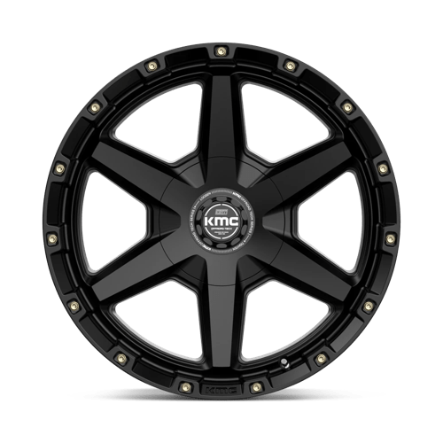 KMC KM101 TEMPO Satin Black 20x9 +18 6x114.3|6x139.7mm 78.1mm - Wheelwiz