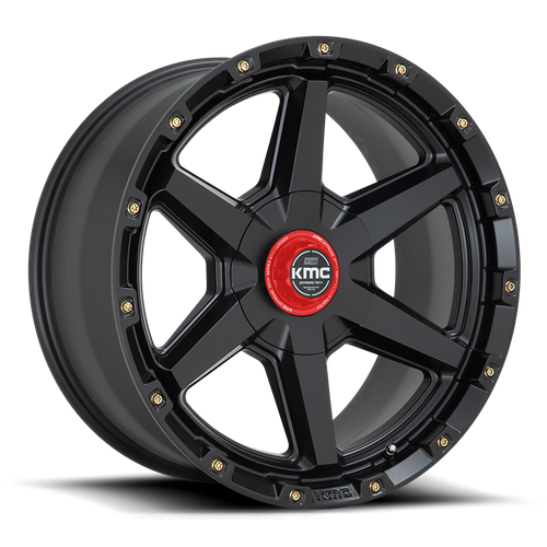 KMC KM101 TEMPO Satin Black 20x9 0 6x135|6x139.7mm 106.1mm