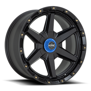KMC KM101 TEMPO Satin Black 17x9 -12 6x135|6x139.7mm 106.1mm