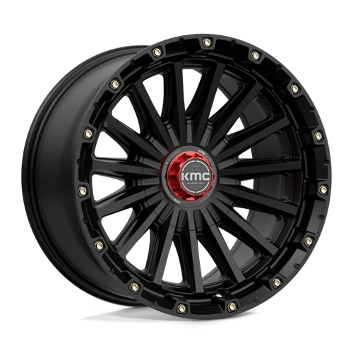 KMC KM102 SIGNAL Satin Black 17x9 0 5x127|5x139.7mm 78.1mm - Wheelwiz