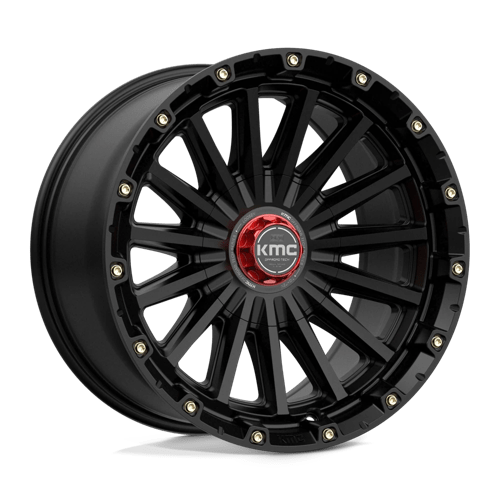 KMC KM102 SIGNAL Satin Black 17x9 +18 5x127|5x139.7mm 78.1mm - Wheelwiz