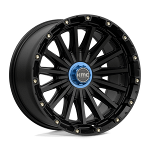 KMC KM102 SIGNAL Satin Black 17x9 +18 5x127|5x139.7mm 78.1mm - Wheelwiz