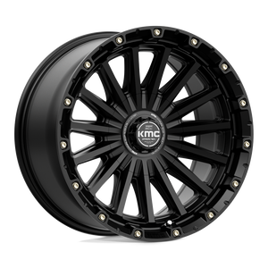 KMC KM102 SIGNAL Satin Black 20x9 00 6x120|6x139.7mm 78.1mm - WheelWiz