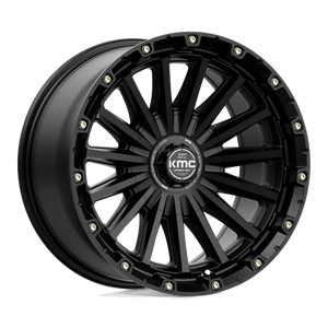 KMC KM102 SIGNAL Satin Black 20x9 00 6x120|6x139.7mm 78.1mm - WheelWiz