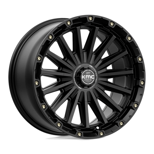 KMC KM102 SIGNAL Satin Black 17x9 +18 6x114.3|6x139.7mm 78.1mm - Wheelwiz