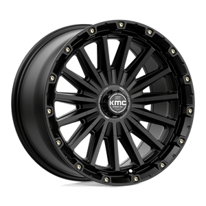 KMC KM102 SIGNAL Satin Black 17x9 +18 6x135|6x139.7mm 106.1mm - Wheelwiz