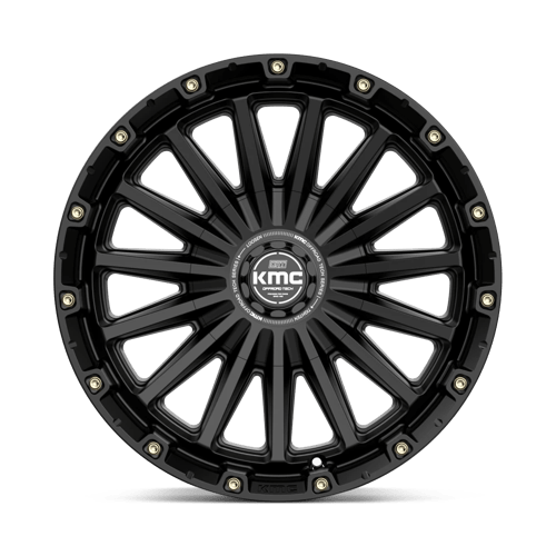KMC KM102 SIGNAL Satin Black 17x9 +18 6x120|6x139.7mm 78.1mm - Wheelwiz