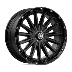 KMC KM102 SIGNAL Satin Black 20x9 +18 6x135|6x139.7mm 106.1mm - Wheelwiz
