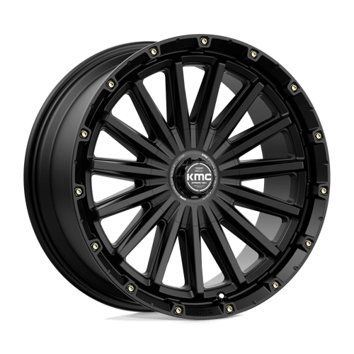 KMC KM102 SIGNAL Satin Black 20x9 +18 6x135|6x139.7mm 106.1mm - Wheelwiz