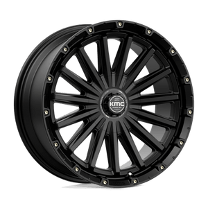 KMC KM102 SIGNAL Satin Black 20x9 +18 6x135|6x139.7mm 106.1mm - Wheelwiz