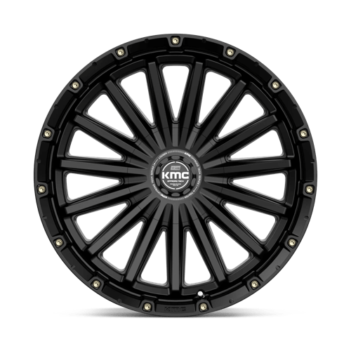 KMC KM102 SIGNAL Satin Black 20x9 +18 6x135|6x139.7mm 106.1mm - Wheelwiz