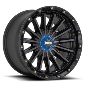 KMC KM102 SIGNAL Satin Black W/ Gray Tint 20x9 0 6x135|6x139.7mm 106.1mm