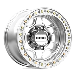 KMC KM233 HEX BEADLOCK Machined 17x9 -38 8x165.1mm 125.1mm - WheelWiz