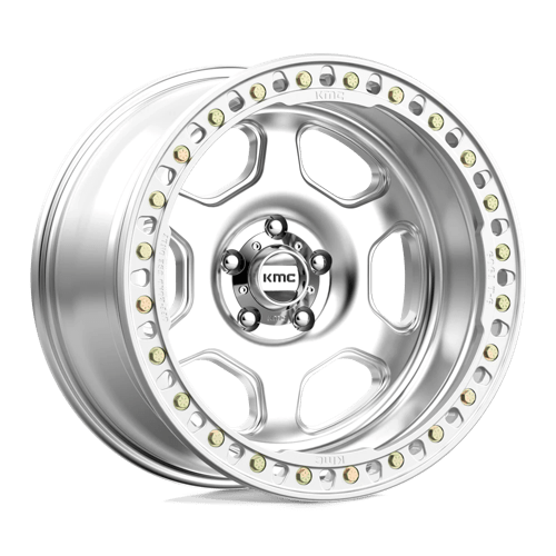 KMC KM233 HEX BEADLOCK Machined 20x10 -48 5x127mm 71.5mm - WheelWiz