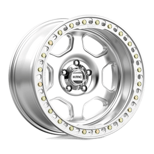 KMC KM233 HEX BEADLOCK Machined 20x10 -48 5x127mm 71.5mm - WheelWiz