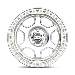 KMC KM233 HEX BEADLOCK Machined 20x10 -48 5x127mm 71.5mm - WheelWiz