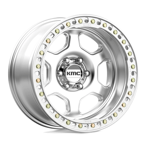KMC KM233 HEX BEADLOCK Machined 20x10 -48 6x139.7mm 108mm - Wheelwiz