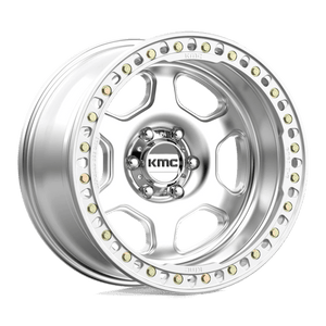 KMC KM233 HEX BEADLOCK Machined 20x10 -48 6x139.7mm 108mm - Wheelwiz
