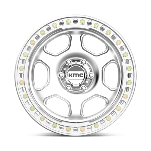 KMC KM233 HEX BEADLOCK Machined 20x10 -48 6x139.7mm 108mm - Wheelwiz