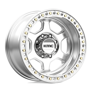 KMC KM233 HEX BEADLOCK Machined 20x10 -48 8x165.1mm 125.1mm - WheelWiz