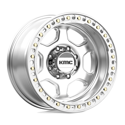 KMC KM233 HEX BEADLOCK Machined 20x10 -48 8x165.1mm 125.1mm - WheelWiz