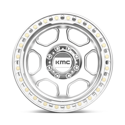 KMC KM233 HEX BEADLOCK Machined 20x10 -48 8x165.1mm 125.1mm - WheelWiz