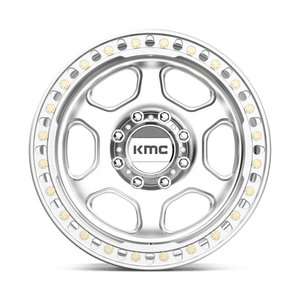 KMC KM233 HEX BEADLOCK Machined 20x10 -48 8x165.1mm 125.1mm - WheelWiz