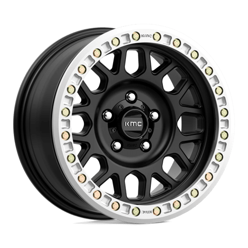 KMC KM234 GRENADE DESERT BEADLOCK Satin Black 20x9 -12 8x165.1mm 125.1mm - Wheelwiz