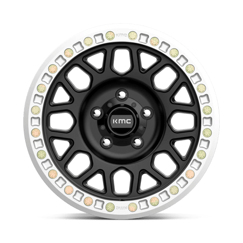 KMC KM234 GRENADE DESERT BEADLOCK Satin Black 20x9 -12 6x139.7mm 108mm - Wheelwiz