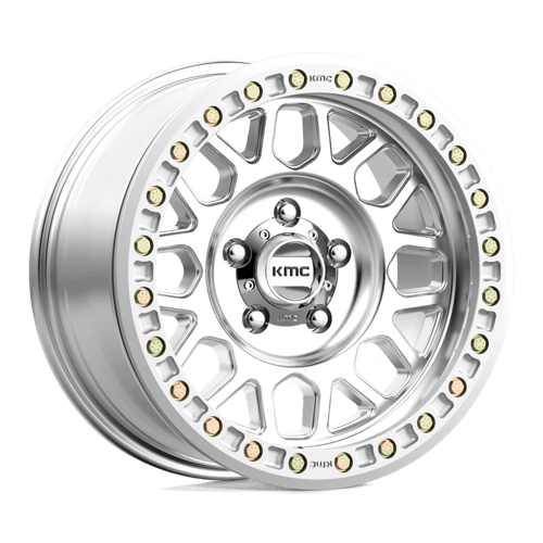 KMC KM234 GRENADE DESERT BEADLOCK Machined 20x9 -12 8x170mm 125.1mm - WheelWiz