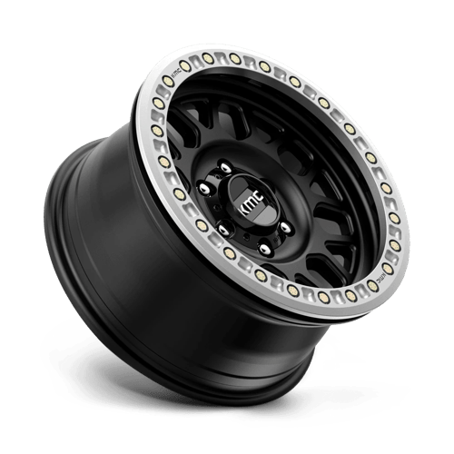 KMC KM234 GRENADE DESERT BEADLOCK Satin Black 17x8.5 0 6x139.7mm 108mm - Wheelwiz