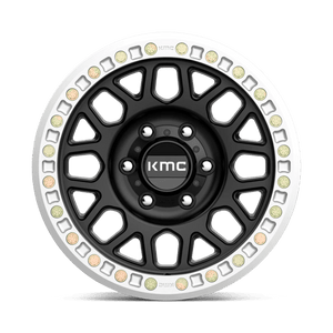KMC KM234 GRENADE DESERT BEADLOCK Satin Black 17x8.5 0 6x139.7mm 108mm - Wheelwiz
