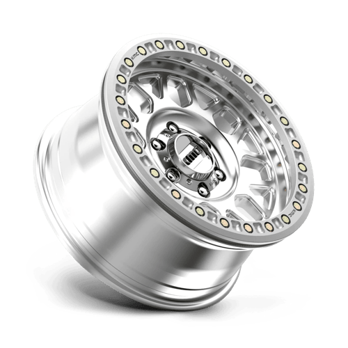 KMC KM234 GRENADE DESERT BEADLOCK Machined 20x9 -12 Custom 72.6mm - Wheelwiz