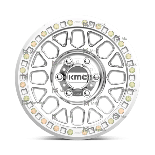 KMC KM234 GRENADE DESERT BEADLOCK Machined 20x9 -12 Custom 72.6mm - Wheelwiz