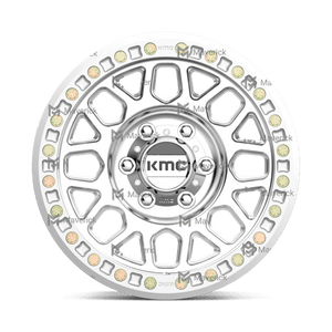 KMC KM234 GRENADE DESERT BEADLOCK Machined 17x8.5 0 6x165.1mm 108mm - Wheelwiz