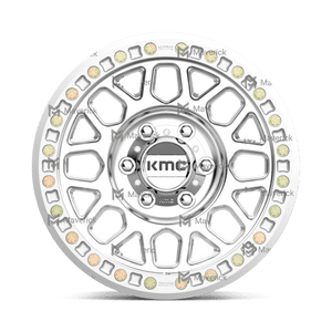 KMC KM234 GRENADE DESERT BEADLOCK Machined 17x8.5 0 6x135mm 87.1mm - Wheelwiz