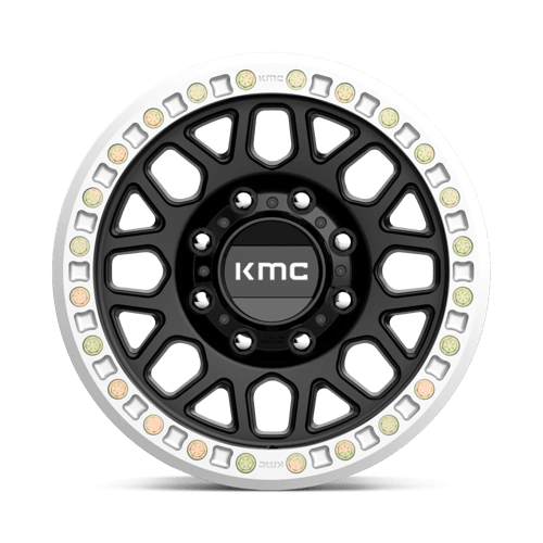 KMC KM234 GRENADE DESERT BEADLOCK Satin Black 17x8.5 0 8x165.1mm 125.1mm - Wheelwiz