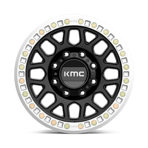 KMC KM234 GRENADE DESERT BEADLOCK Satin Black 17x8.5 0 8x165.1mm 125.1mm - Wheelwiz