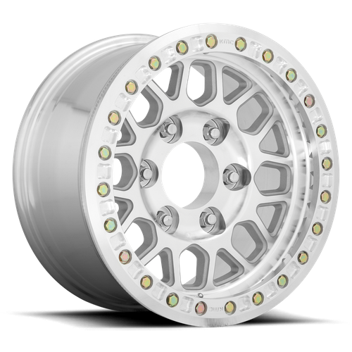 KMC KM234 GRENADE DESERT BEADLOCK Machined 20x9 -12 Custom 72.6mm - Wheelwiz