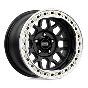 KMC KM235 GRENADE CRAWL BEADLOCK Satin Black 17x8.5 0 8x165.1mm 125.1mm - Wheelwiz