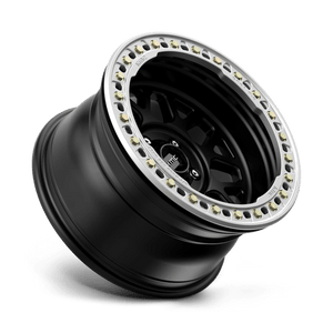 KMC KM235 GRENADE CRAWL BEADLOCK Satin Black 18x9 -24 Custom 108mm