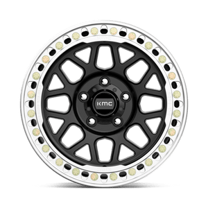KMC KM235 GRENADE CRAWL BEADLOCK Satin Black 18x9 -24 6x114.3mm 72.6mm - Wheelwiz