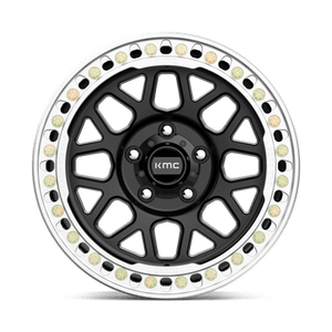 KMC KM235 GRENADE CRAWL BEADLOCK Satin Black 17x8.5 0 6x165.1mm 108mm - Wheelwiz