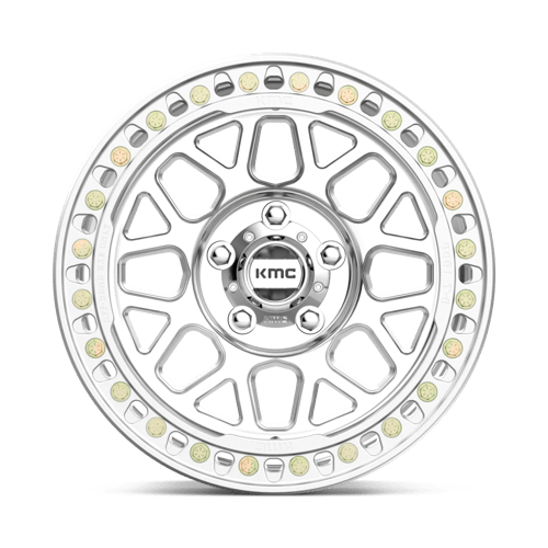 KMC KM235 GRENADE CRAWL BEADLOCK Machined 18x9 +10 6x135mm 87.1mm - Wheelwiz