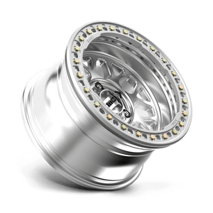 KMC KM235 GRENADE CRAWL BEADLOCK Machined 17x9 -38 6x135mm 87.1mm - Wheelwiz