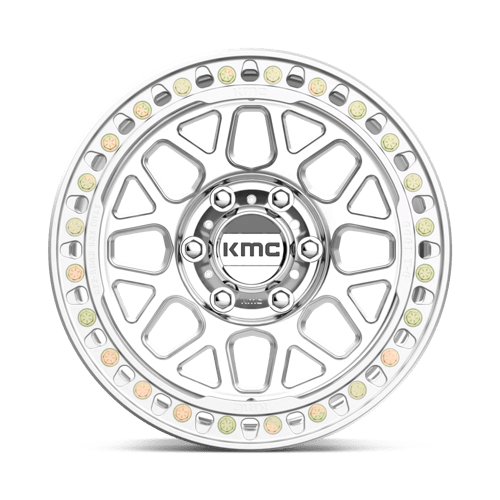 KMC KM235 GRENADE CRAWL BEADLOCK Machined 17x9 -38 6x114.3mm 108mm - Wheelwiz