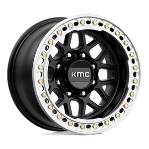 KMC KM235 GRENADE CRAWL BEADLOCK Satin Black 17x9 -38 8x165.1mm 125.1mm - Wheelwiz
