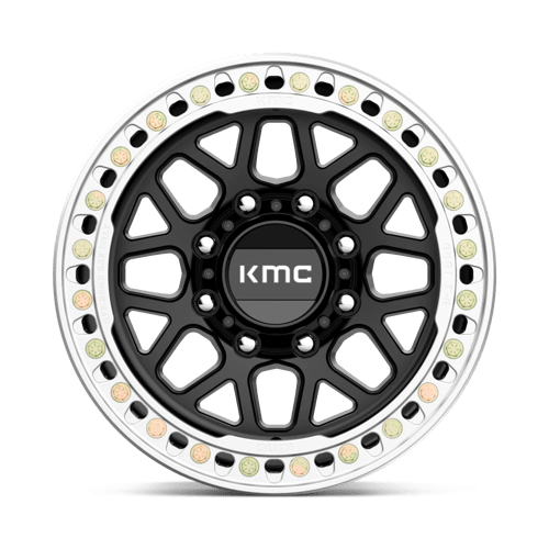 KMC KM235 GRENADE CRAWL BEADLOCK Satin Black 17x9 -38 8x165.1mm 125.1mm - Wheelwiz