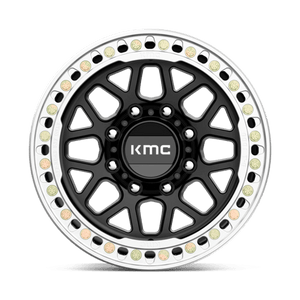 KMC KM235 GRENADE CRAWL BEADLOCK Satin Black 17x9 -38 8x165.1mm 125.1mm - Wheelwiz