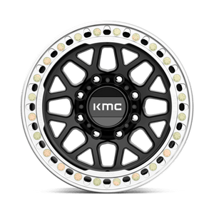 KMC KM235 GRENADE CRAWL BEADLOCK Satin Black 17x9 -38 8x170mm 125.5mm